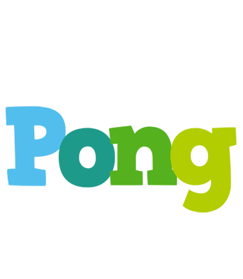 Pong rainbows logo