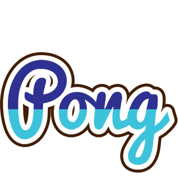 Pong raining logo