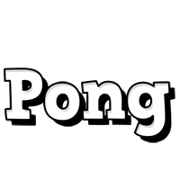 Pong snowing logo