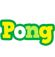 Pong soccer logo