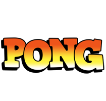 Pong sunset logo