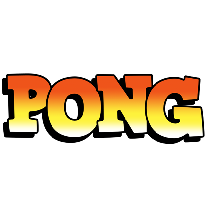 Pong sunset logo
