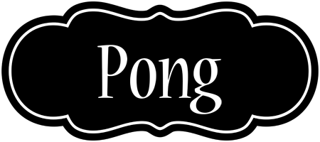 Pong welcome logo