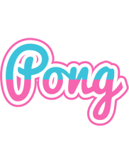 Pong woman logo