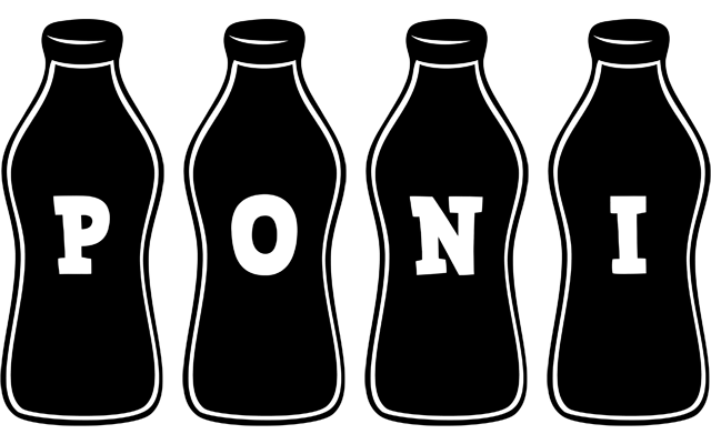 Poni bottle logo