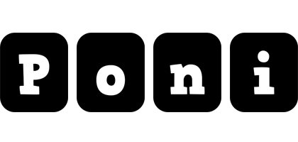 Poni box logo