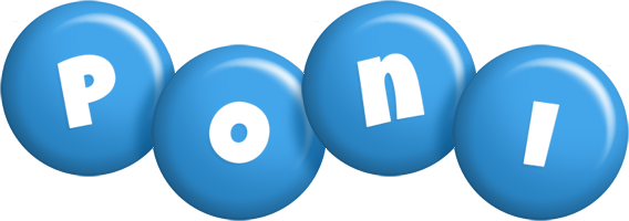 Poni candy-blue logo