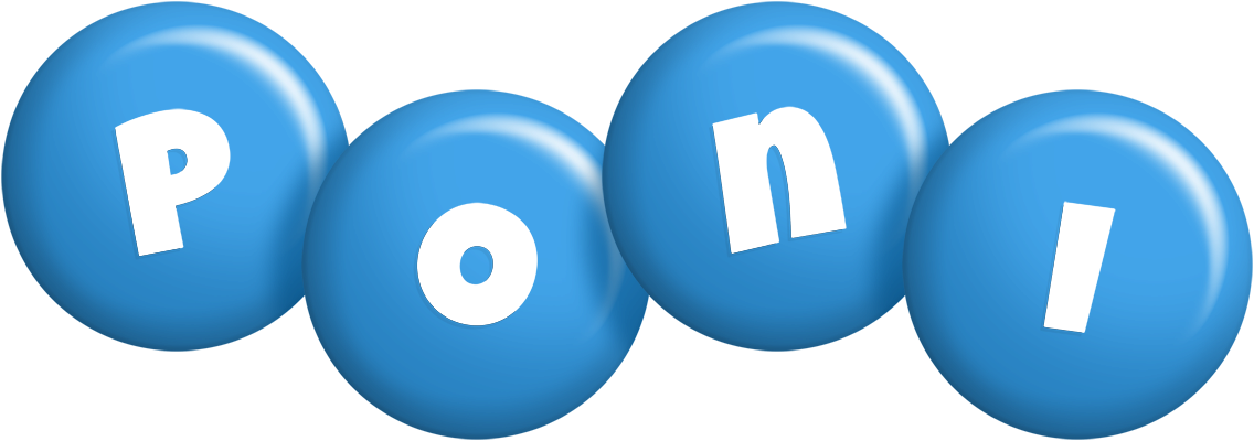 Poni candy-blue logo