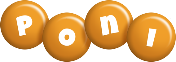 Poni candy-orange logo