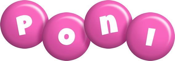 Poni candy-pink logo