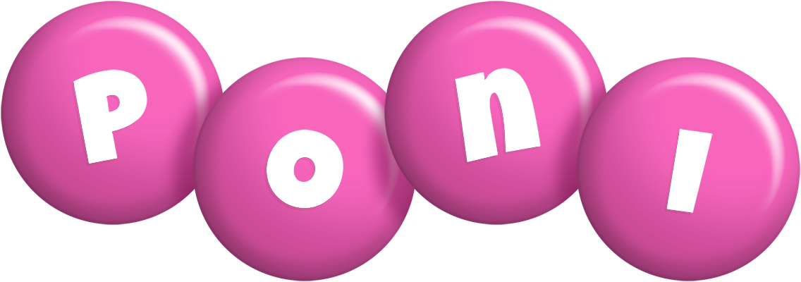Poni candy-pink logo