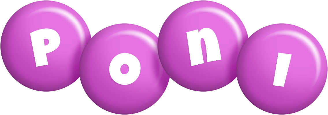 Poni candy-purple logo
