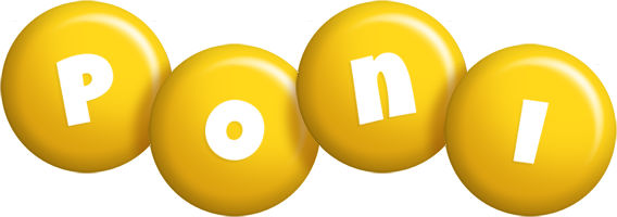 Poni candy-yellow logo