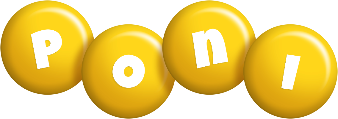 Poni candy-yellow logo