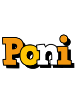 Poni cartoon logo
