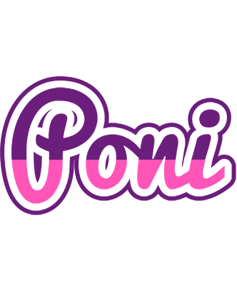 Poni cheerful logo