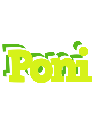 Poni citrus logo