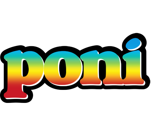 Poni color logo