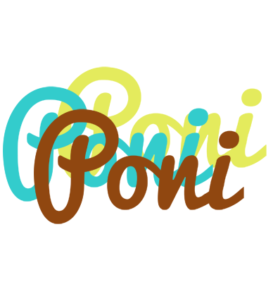 Poni cupcake logo
