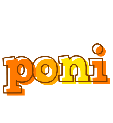 Poni desert logo