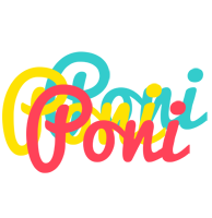 Poni disco logo