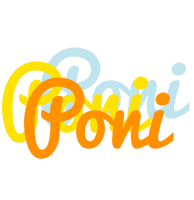 Poni energy logo
