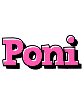 Poni girlish logo