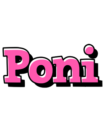 Poni girlish logo