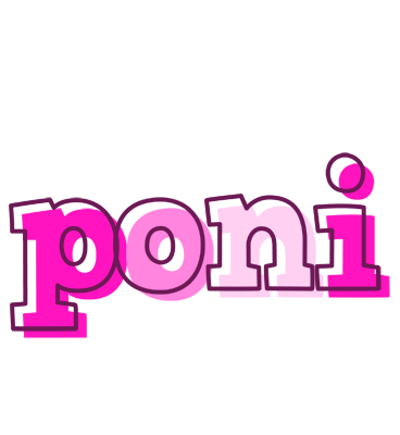 Poni hello logo
