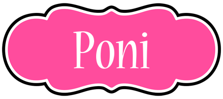 Poni invitation logo