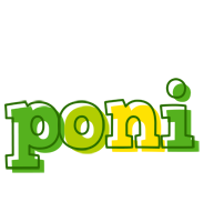 Poni juice logo