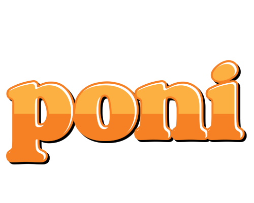 Poni orange logo