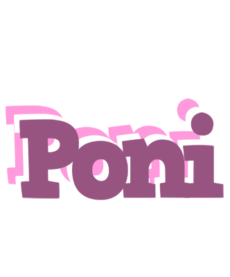 Poni relaxing logo