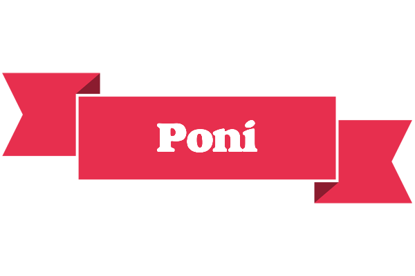 Poni sale logo