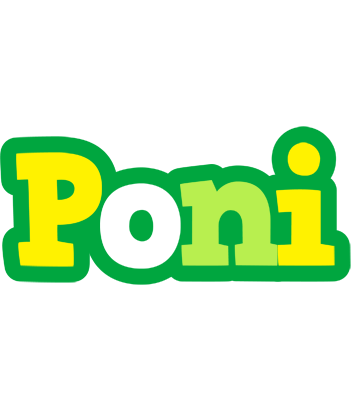 Poni soccer logo