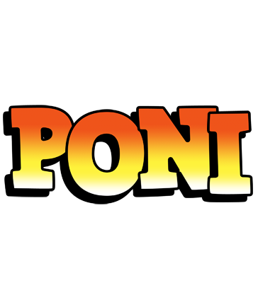 Poni sunset logo