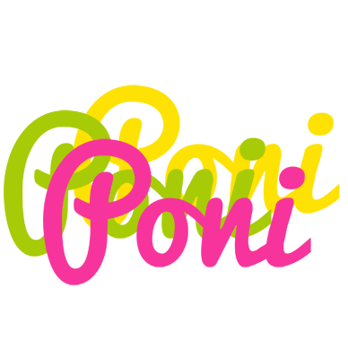 Poni sweets logo