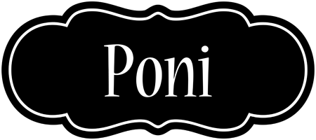 Poni welcome logo