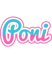 Poni woman logo