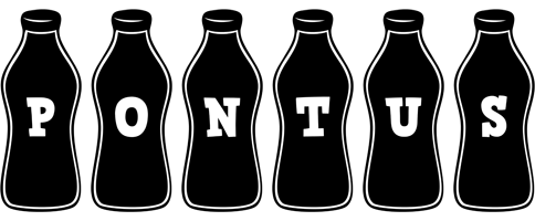Pontus bottle logo