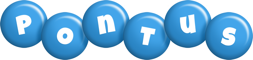 Pontus candy-blue logo