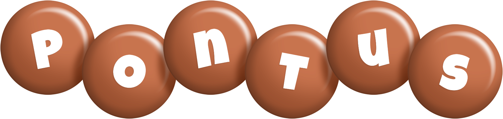 Pontus candy-brown logo