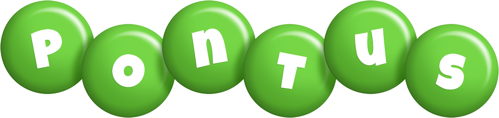 Pontus candy-green logo