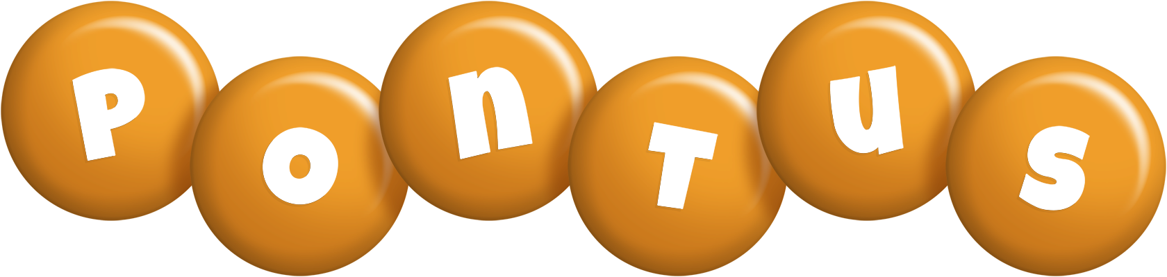 Pontus candy-orange logo