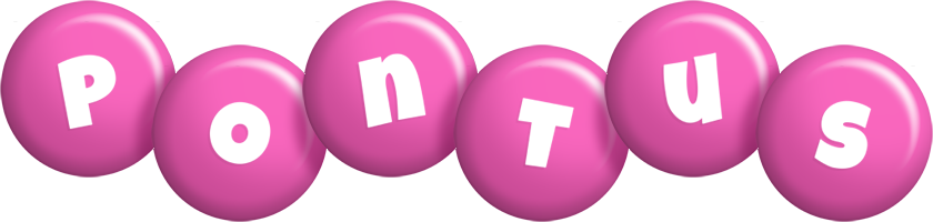 Pontus candy-pink logo