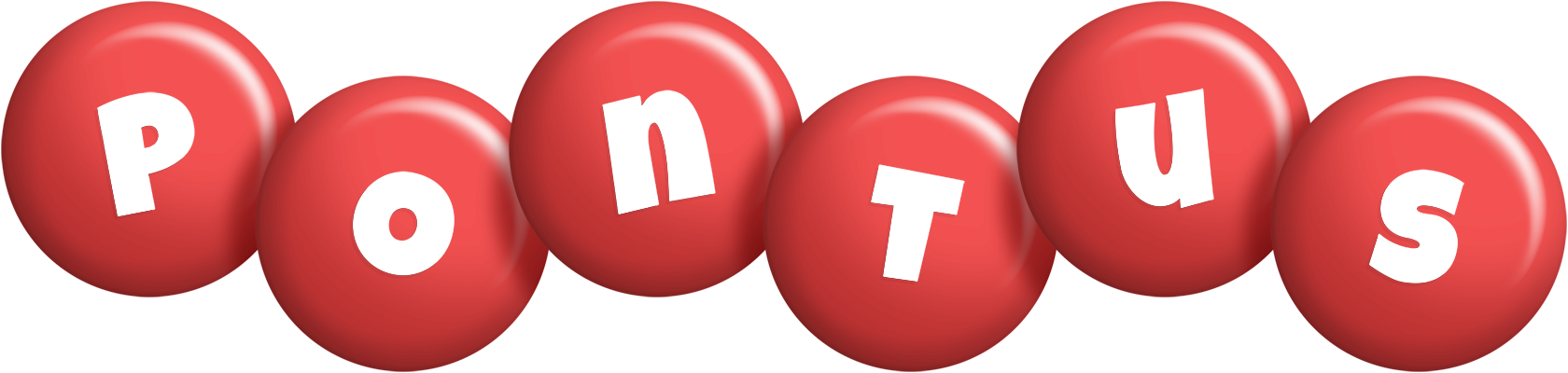 Pontus candy-red logo