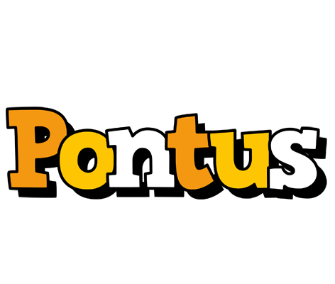 Pontus cartoon logo