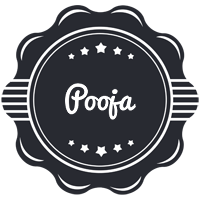 Pooja badge logo