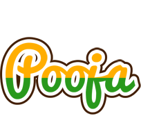 Pooja banana logo