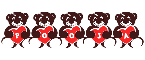 Pooja bear logo
